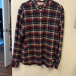Penfield Red and Blue Casual Button Down Shirt
